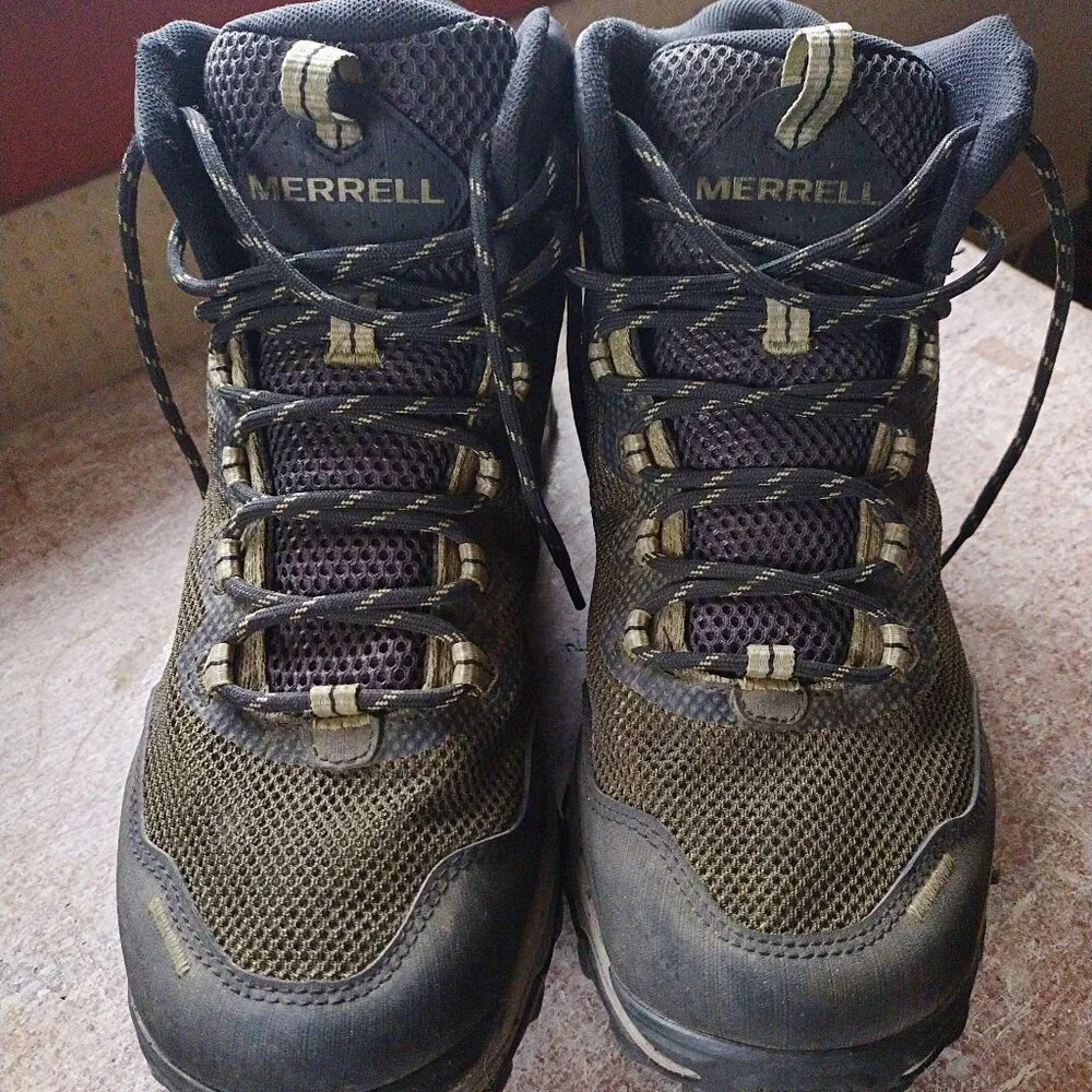 Merrell Waterproof Boots Men's Hiking Boots Size 9.5 - Picture 2 of 9